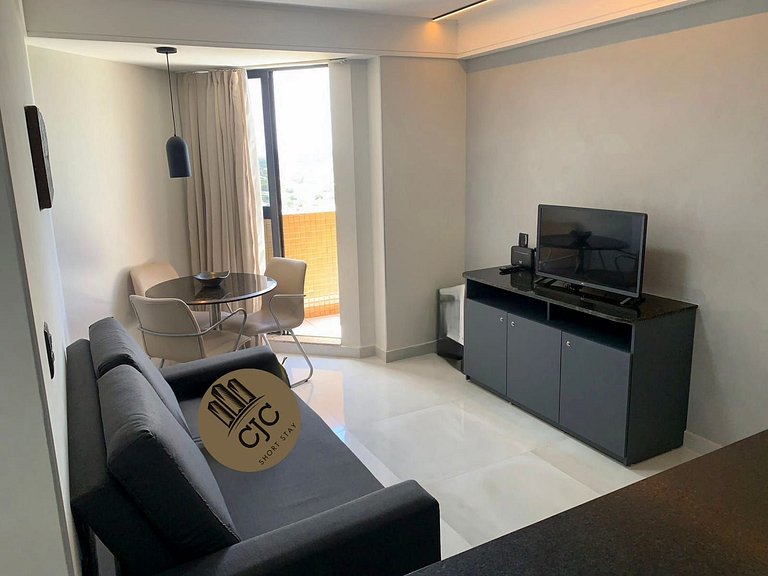 Apart com Sacada Vista Mar - CJC Short Stay Natal